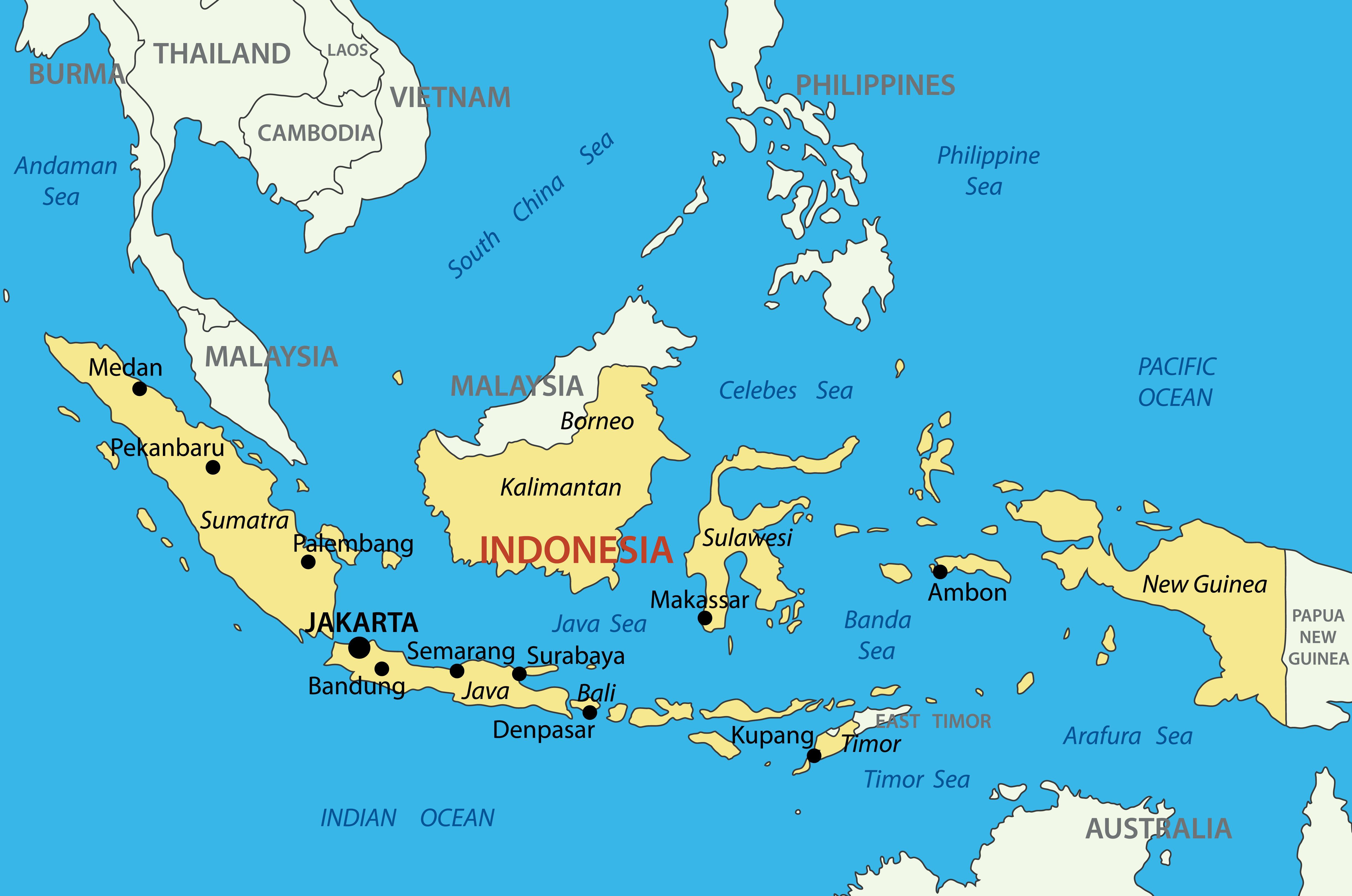 Indonesia Map Httpimage.yachtcharterfleet.comguide Mapindonesia Map K6556q75image Id340 